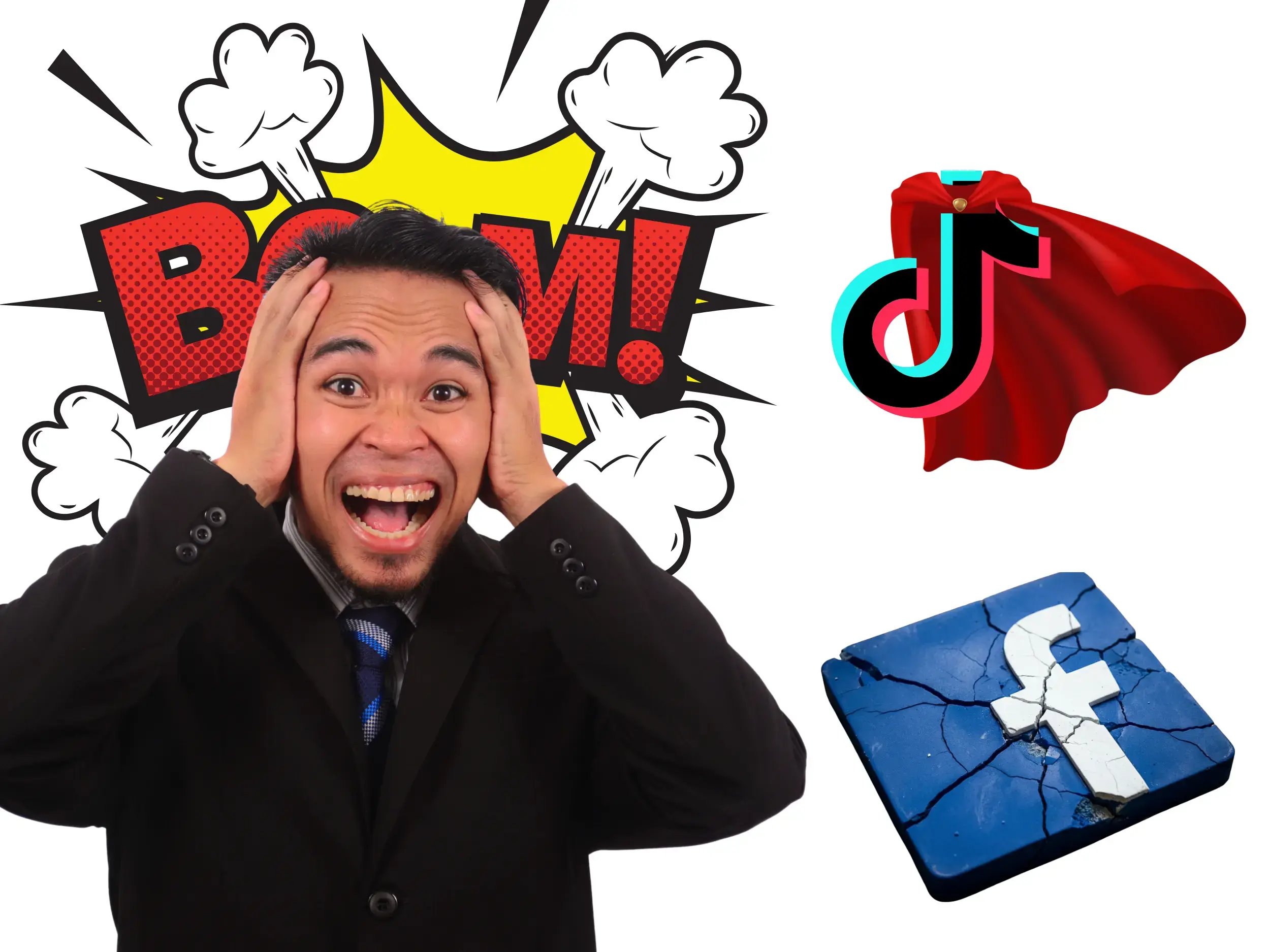 Facebook falls while TikTok rises